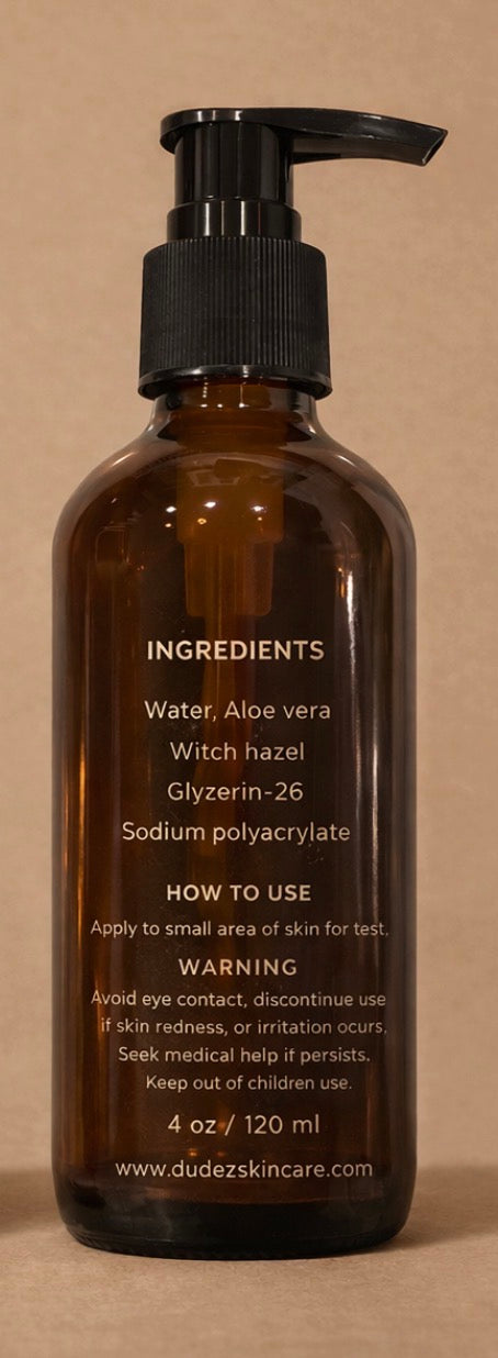 Dudez Facial Wash Squeeze bottle 4.0 FL OZ